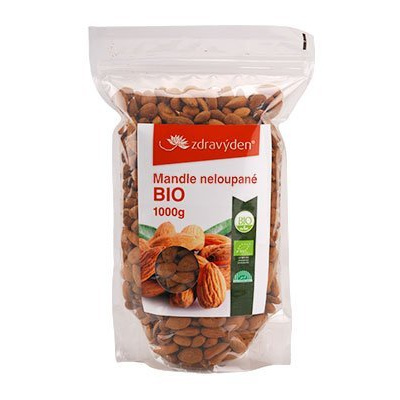 Mandle natural BIO 1kg, Zdravý den