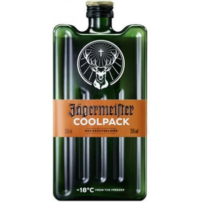 Jägermeister Coolpack 0,35l 35% (holá láhev)