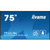 iiyama IIYAMA LH7554UHS-B1AG 75inch 3840x2160 UHD IPS panel Haze 25percent 500cd/m Landscape and Portrait Signal FailOver Speakers (LH7554UHS-B1AG)