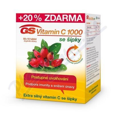 GS Vitamin C1000 se šípky tbl.50+10