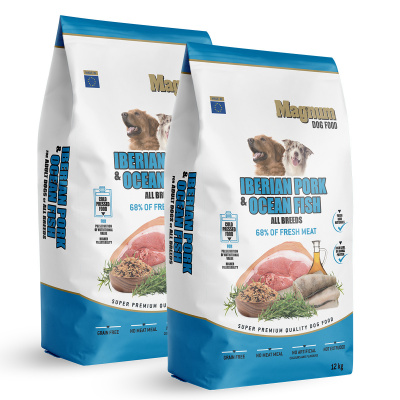 Magnum dog food Magnum Iberian Pork & Ocean Fish All Breed 2x12kg