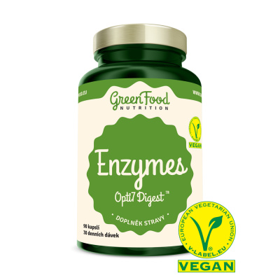 GreenFood Nutrition Enzymy Opti7 Digest™ 90 kapslí