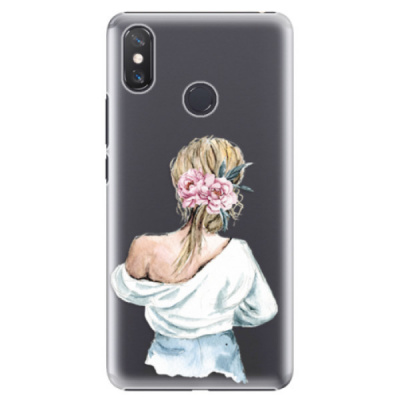 Plastové pouzdro iSaprio - Girl with flowers - Xiaomi Mi Max 3