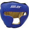 SULOV® Chránič hlavy uzavřený SULOV®, kožený, modrý Box velikost: L