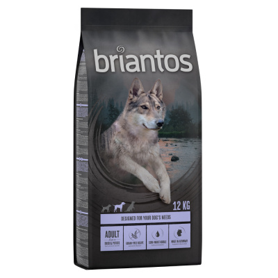 Briantos Adult kachní s bramborami - bez obilovin - 2 x 12 kg