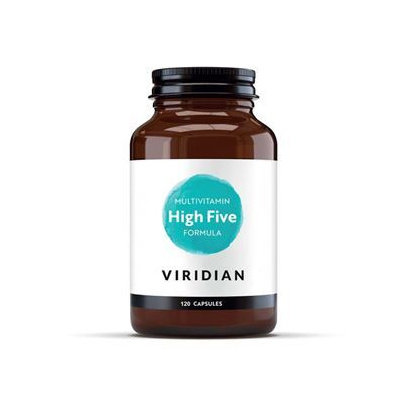 Viridian Nutrition High Five Multivitamin and Mineral Formula 120 kapslí (Multivitamín na stres a pro celkovou odolnost)