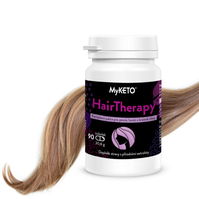 MyKETO Hair Therapy výživa pro pevné a husté vlasy 3x90 kapslí varianty produktu:: 3 ks 270 kapslí
