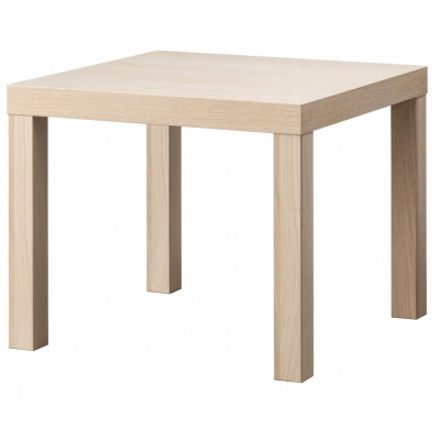 Ikea stolek stůl lack čtvercový dub 55x55