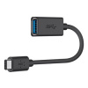 Belkin adaptér USB-C 3.0 to USB-A, 15cm, černá F2CU036btBLK