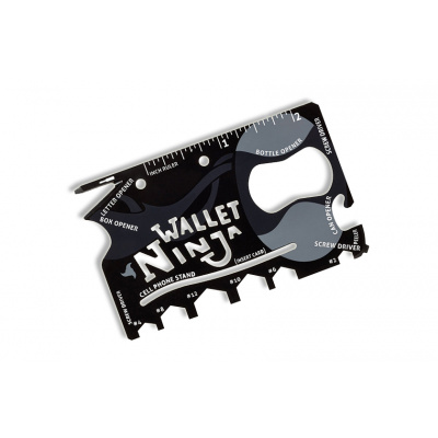 Wallet Ninja 18v1 - Multifunkční karta do každé peněženky.