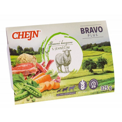 CHEJN Bravo PLUS s jehněčím a zeleninou 325 g