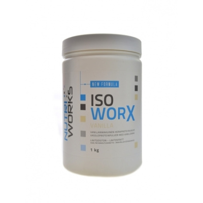 NutriWorks - Iso Worx NEW FORMULA 1000 g - vanilka-borůvka