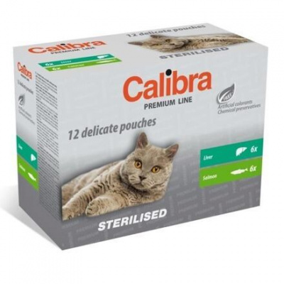 Calibra Cat Premium Sterilised multipack 12x100 g