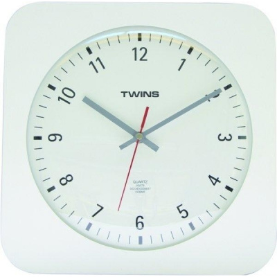 TWINS Nástěnné hodiny Twins 5078 white 30cm