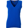 Dámská pletená vesta z bavlny, Velikost XL, Barva Královská modrá