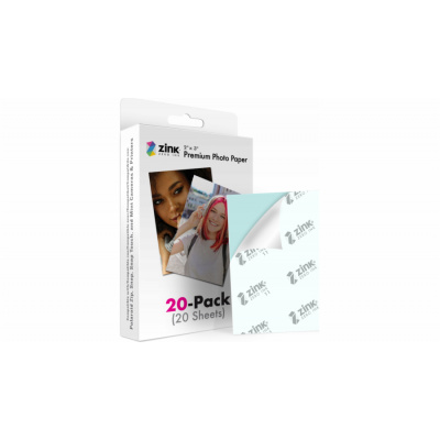 Zinkové vložky pro Polaroid Z2300 / Snap / Snap Touch / Mint / Zip - balení (20 fotografií)