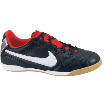 Sálové kopačky Nike Tiempo Natural 4 LTR IC Jr Velikost: EU 33,5 black/red/white 2013