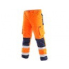 CXS Kalhoty CARDIFF do pasu výstražné zateplené pánské Oranžová 111100120592 Barva: oranžovo-modrá, Varianta: Pánské reflexní kalhoty CARDIFF, zimní, oranžové, vel. XXXL, Materiálové složení: 100% pol