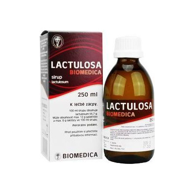 Humánní přípravky Lactulosa Biomedica por sir 1x250ml 50%
