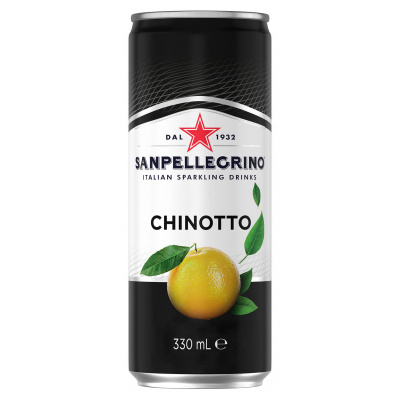 Sanpellegrino Chinotto - Pomerančová šťáva v plechovce 0,33l