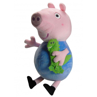 TM Toys Plyšový Peppa Pig 25527 - George s krokodýlem 35 cm