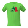 Tričko s potiskem Pohádkové tričko s motivem gumový medvídek v lese pánské Apple Green XS
