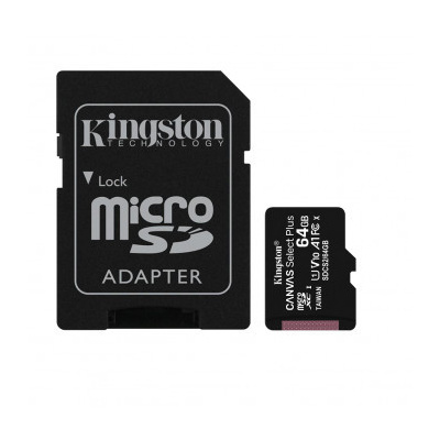 Kingston Canvas Select Plus microSDXC 64GB SDCS2/64GB + ADAPTÉR
