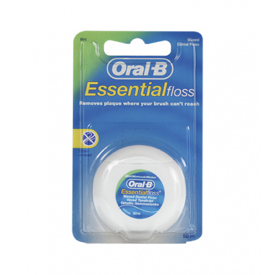 Oral-B Essential Floss zubní nit voskovaná 50m