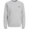 Jack and Jones Crew Sweater Mens Grey S