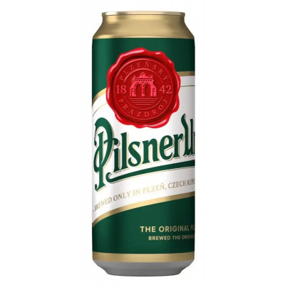 Pilsner Urquell 12° 4,4% 0,5 l (plech)
