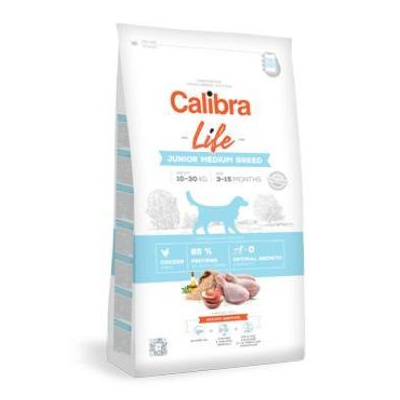 Calibra Dog Life Junior Medium Breed Chicken 2x12kg