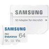 Samsung Micro SDXC 64GB PRO Endurance UHS-I U3 (Class 10) + SD adaptér MB-MJ64KA/EU