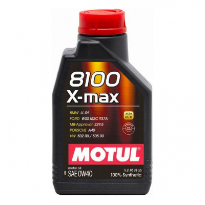 MOTUL 8100 X-MAX 0W-40 - 1L (Plně syntetický motorový olej Motul 8100 X-Max 0W-40)
