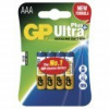 Baterie GP Ultra Plus Alkaline AAA 4ks