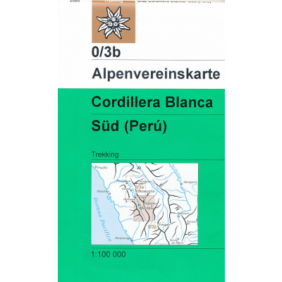 OEAV mapa Cordillera Blanca-Süd (Peru) 1:100 t.