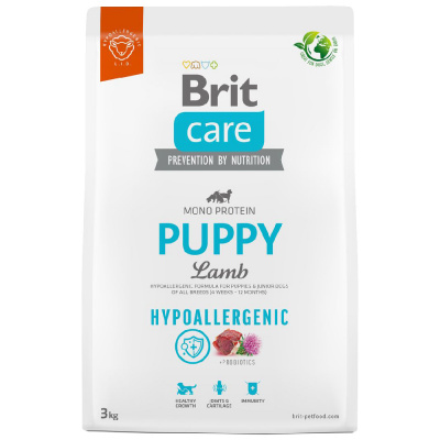 Brit Care Hypoallergenic Puppy Lamb & Rice - 2 x 3 kg