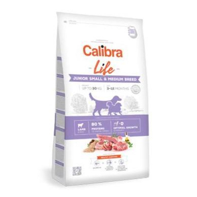 Calibra Dog Life Junior Small&Medium Breed Lamb 2x12kg