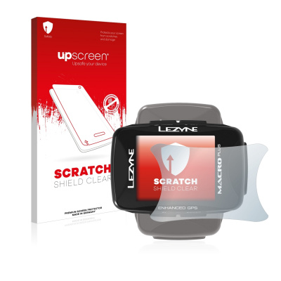 Čirá ochranná fólie upscreen® Scratch Shield pro Lezyne Macro Plus GPS (Ochranná fólie na displej pro Lezyne Macro Plus GPS)