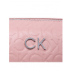 Kosmetický kufřík Calvin Klein Re-Lock Cosmetic Pouch Em Mono K60K610261 Růžová Imitace kůže/-Ekologická kůže 00
