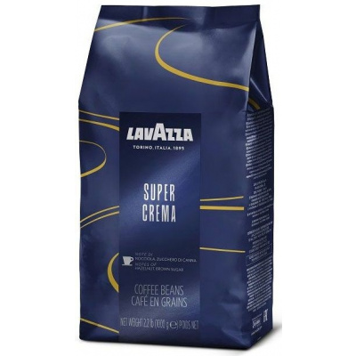 Lavazza Super Crema, zrnková káva, 1000 g