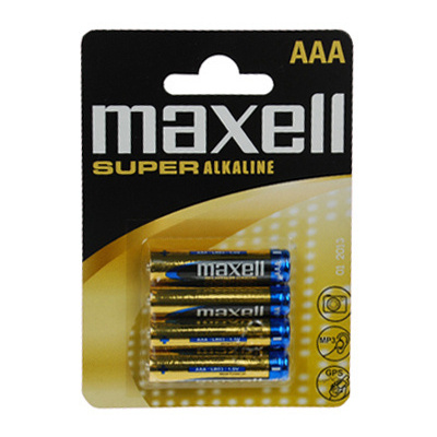 MAXELL Baterie Maxell AAA Super Alkaline / 4ks 432910