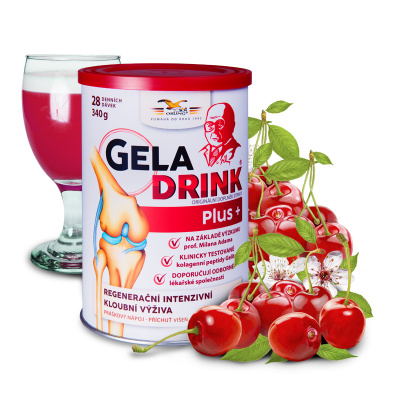 ORLING Geladrink Plus nápoj Višeň 340 g