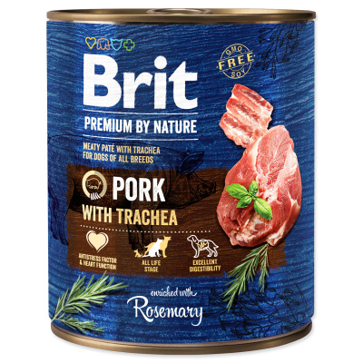 BRIT Premium by Nature Pork with Trachea 800g