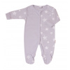Overal kojenecký na spaní "Hvězdičky" MKcool MK2103 šedý 50 (Overal dlouhý rukáv/nohavice)