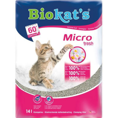 PetCenter CZ s.r.o. Podestýlka Cat Biokat's Micro Fresh 14l