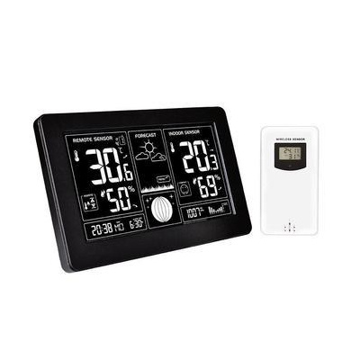 SOLIGHT meteostanice, TE81BK, černý (black)