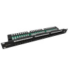 Solarix Patch panel Solarix 24 x RJ45 CAT5E UTP s vyvazovací lištou 1U