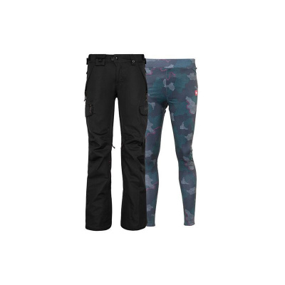 686 kalhoty Wmns Smarty 3-In-1 Cargo Pant Black (BLK) velikost: XS