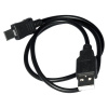 Kabel Helmer USB typ A - micro USB pro lokátory LK Kabel, USB typ A - micro USB, 50 cm, pro napájení lokátorů LK 503, 504, 505, 604, 702, 703, 707, černý kabel Helmer