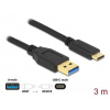 DeLock Kabel USB 3.2 Gen 2 A (M) - USB 3.2 Gen 2 C (M) 3.0m černá (84006)